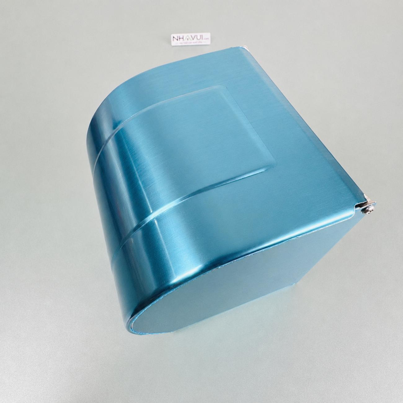 Hộp giấy vệ sinh inox có nắp che – dùng treo cuộn giấy trong phòng tắm, nhà vệ sinh